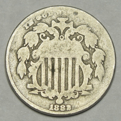 1882 Shield Nickel Good