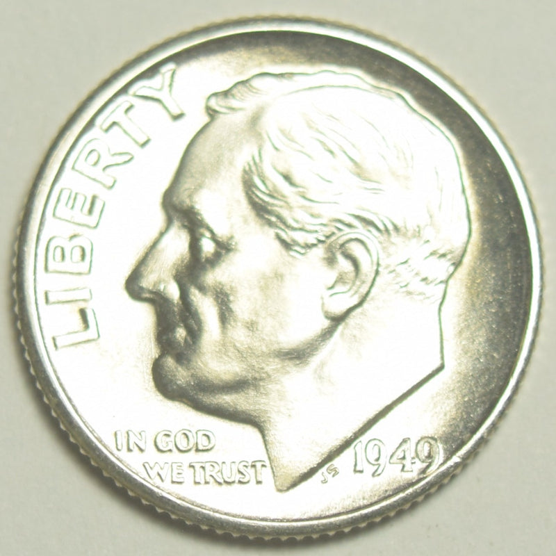 1949-D Roosevelt Dime . . . . Gem Brilliant Uncirculated