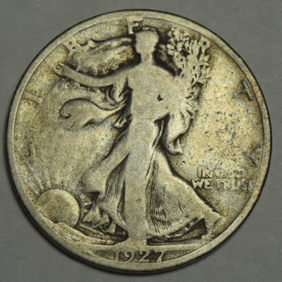 1927-S Walking Liberty Half Very Good