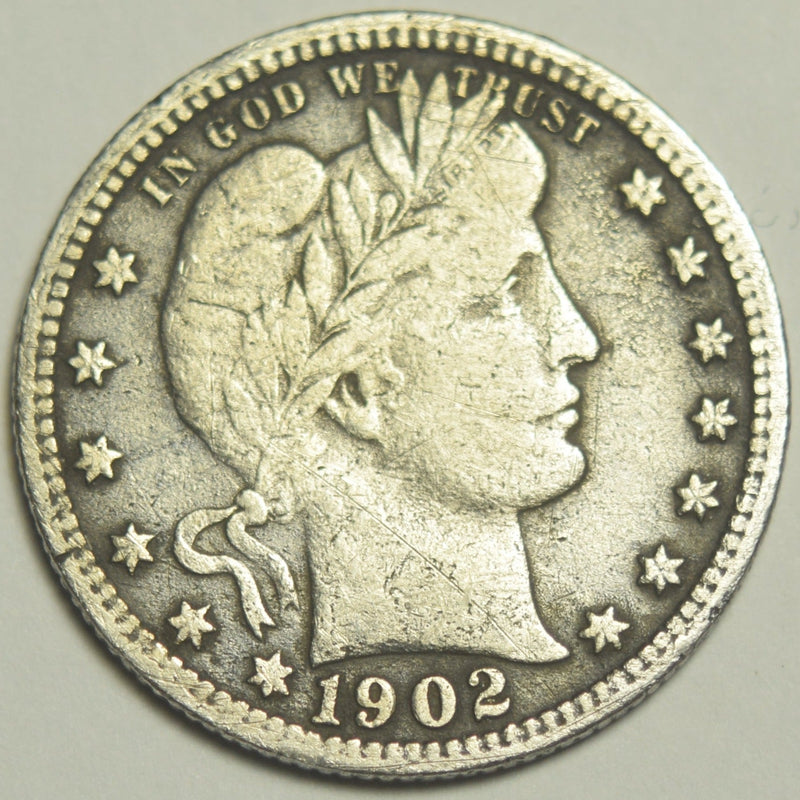 1902 Barber Quarter Very Fine