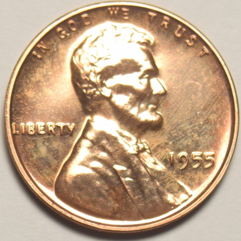 1955 Lincoln Cent Gem Brilliant Proof Red