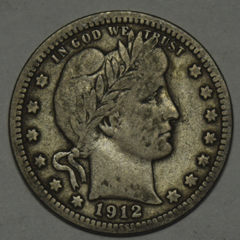 1912 Barber Quarter . . . . Fine/VF