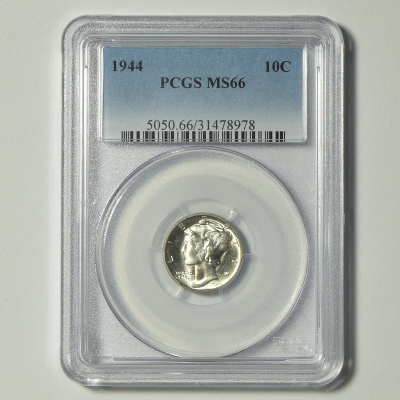 1944 Mercury Dime PCGS MS-66