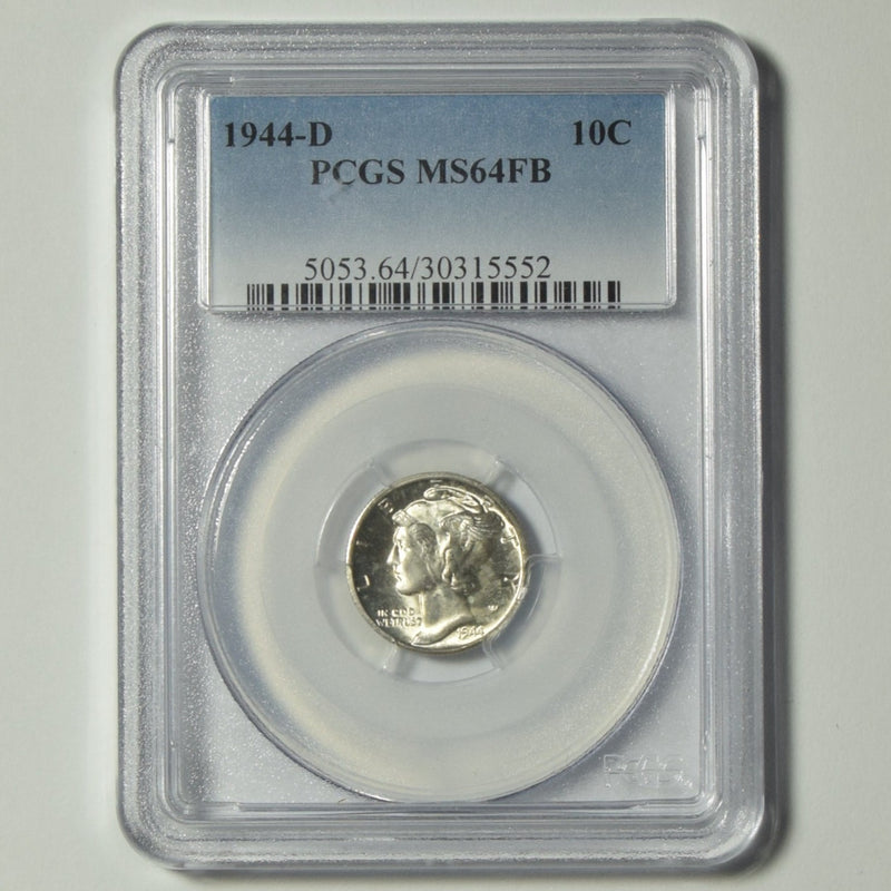 1944-D Mercury Dime PCGS MS-64 FB