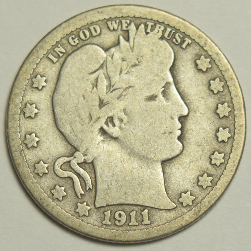 1911 Barber Quarter . . . . Very Good