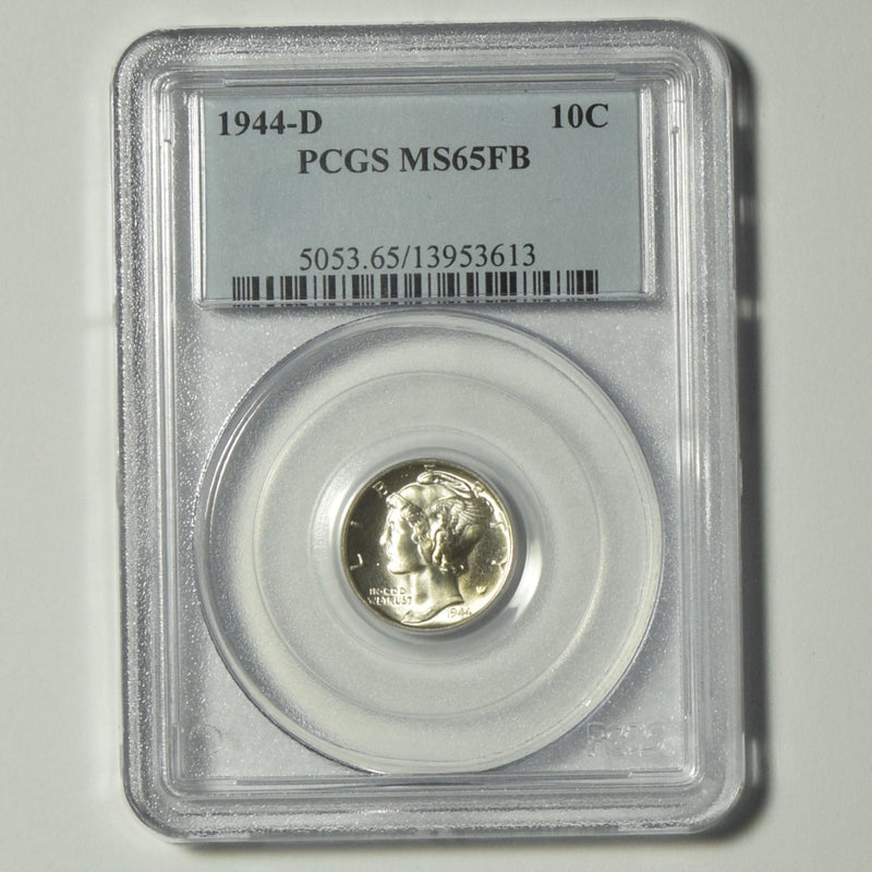 1944-D Mercury Dime . . . . PCGS MS-65 FB