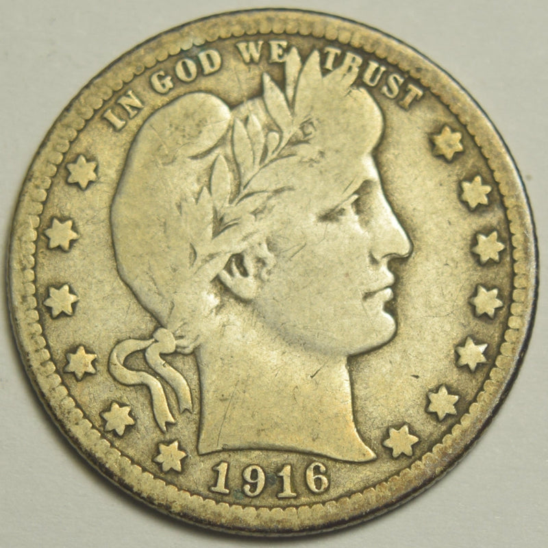 1916-D Barber Quarter . . . . Very Fine