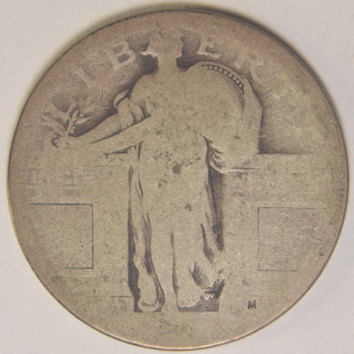 1917 Type 1 Standing Liberty Quarter Poor no date