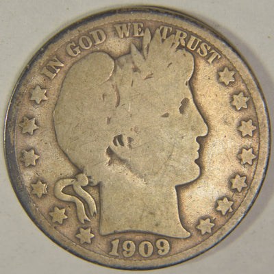 1909-O Barber Half Good