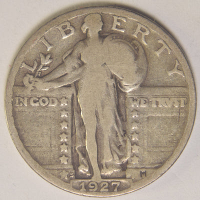 1927-S Standing Liberty Quarter Very Good