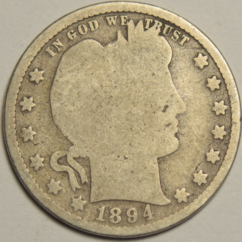 1894 Barber Quarter . . . . Good