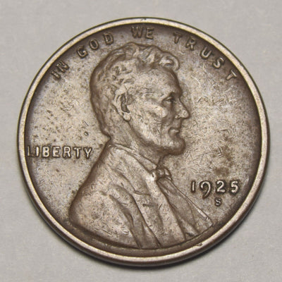 1925-S Lincoln Cent Choice About Uncirculated