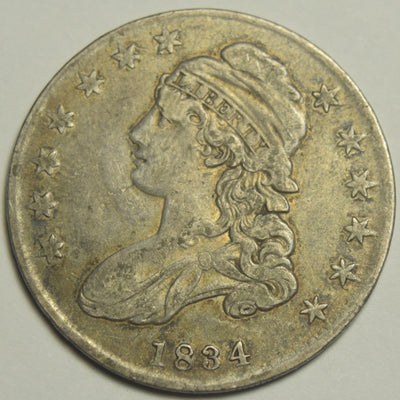 1834 Bust Half Extremely Fine