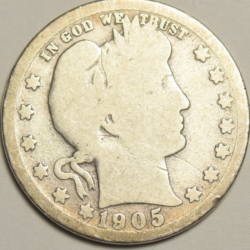 1905 Barber Quarter . . . . Good