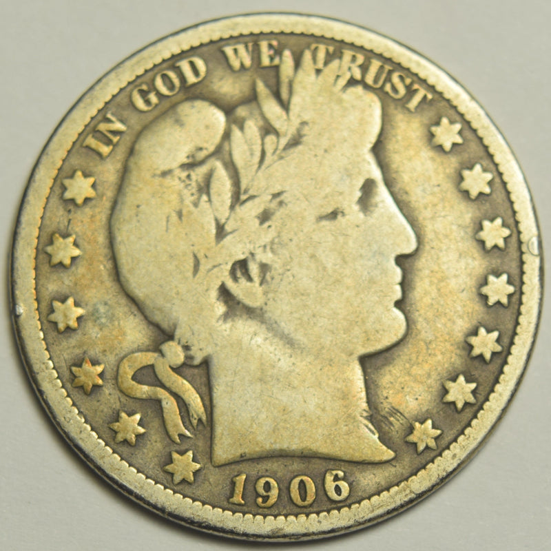 1906-D Barber Half . . . . Very Good