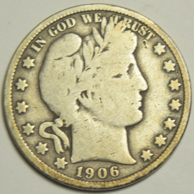 1906-S Barber Half . . . . Very Good