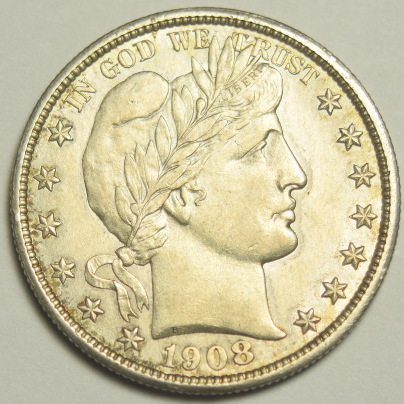 1908 Barber Half . . . . Choice Brilliant Uncirculated