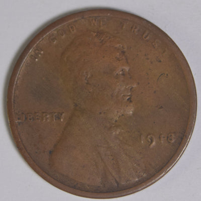 1918 Lincoln Cent XF pitted