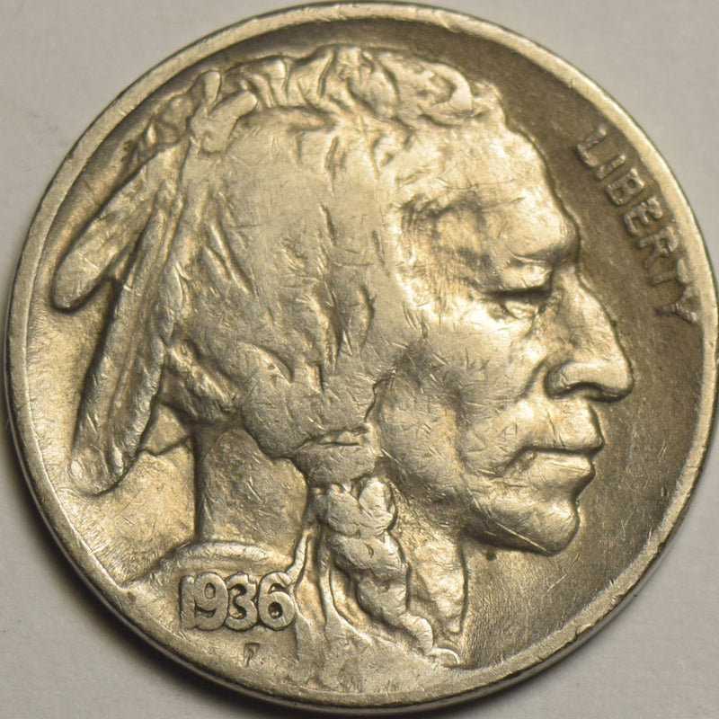 1936-S Buffalo Nickel Extremely Fine