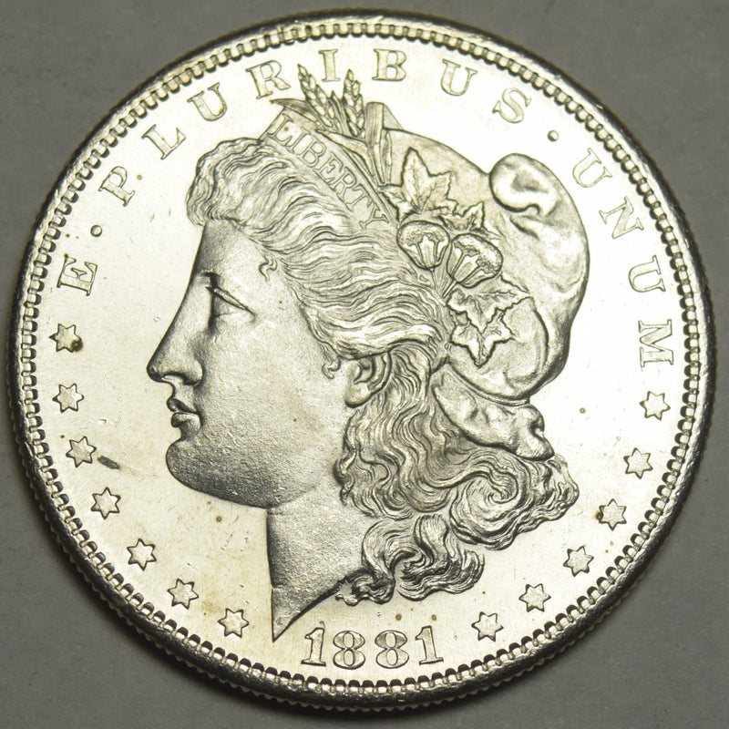 1881-S Morgan Dollar Choice BU+