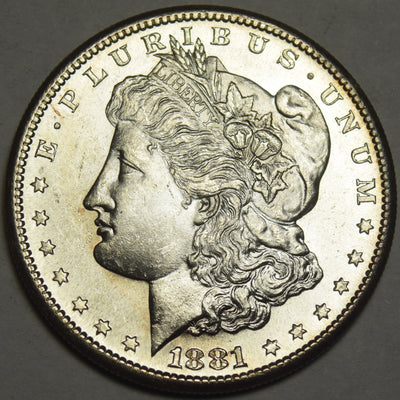 1881-S Morgan Dollar Gem Brilliant Uncirculated