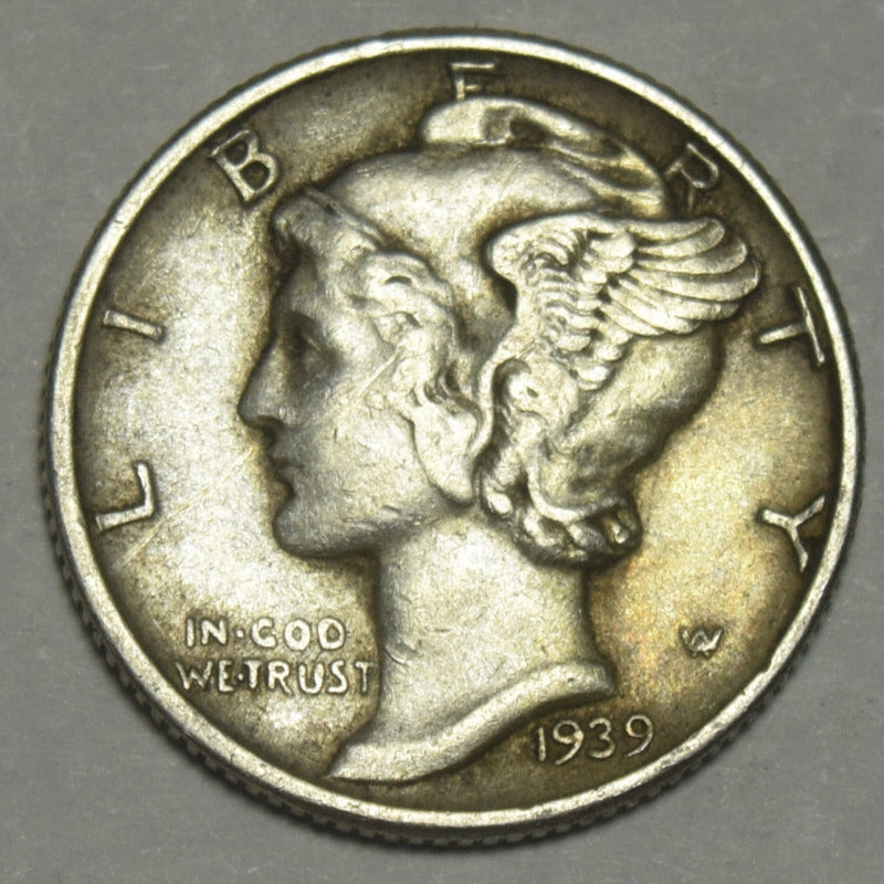 1939 Mercury Dime Choice About Uncirculated