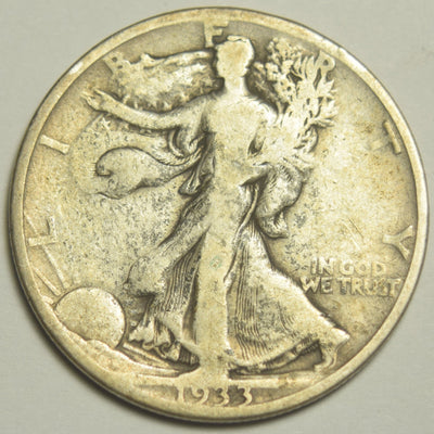 1933-S Walking Liberty Half Very Good