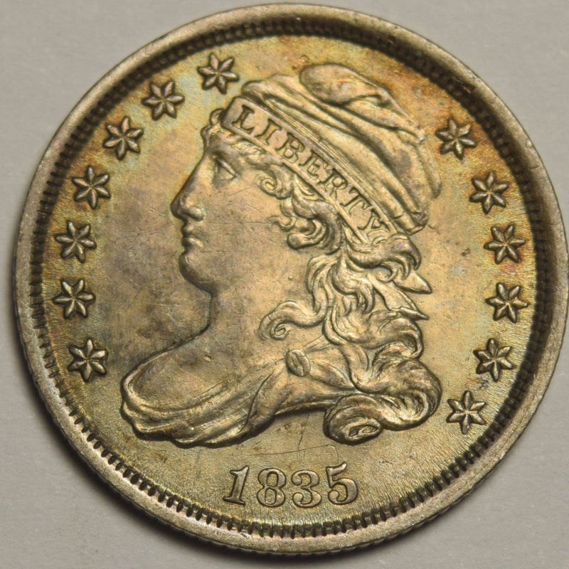 1835 Bust Dime . . . . Select BU+