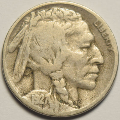 1927-S Buffalo Nickel VF/XF