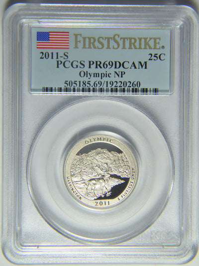 2011-S Olympic National Park, WA Quarter PCGS PF-69 DCAM First Strike