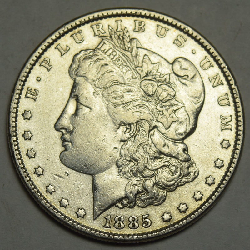 1885 Morgan Dollar . . . . Choice About Uncirculated