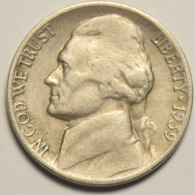 1939-S Jefferson Nickel Extremely Fine