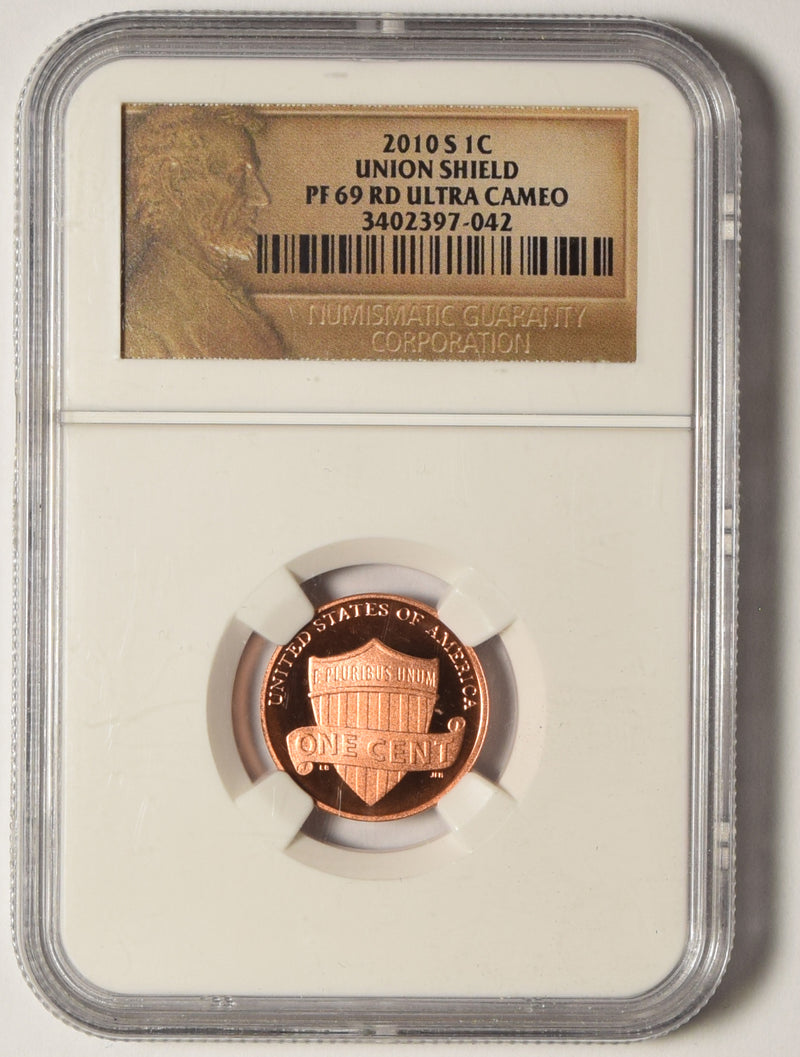 2010-S Lincoln Shield Cent NGC PF-69 RD Ultra Cameo