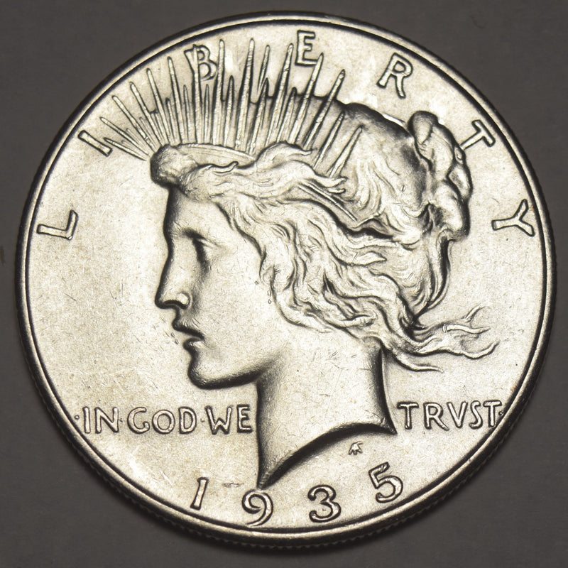 1934-S and 1935-S Peace Dollars . . . . Select Brilliant Uncirculated