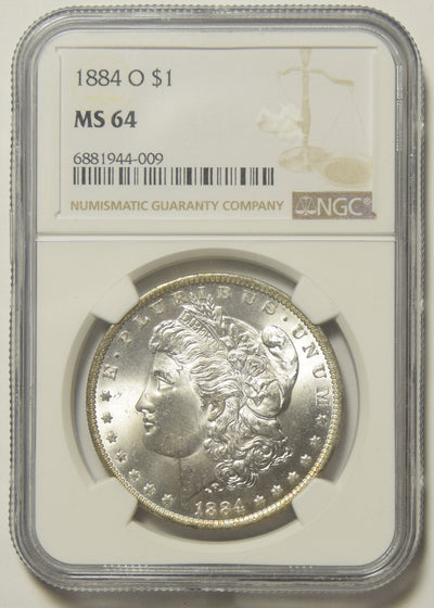 1884-O Morgan Dollar . . . . NGC MS-64