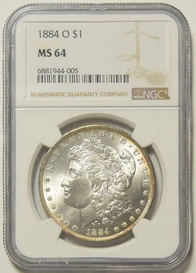 1884-O Morgan Dollar . . . . NGC MS-64