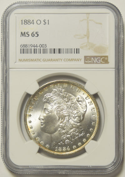 1884-O Morgan Dollar . . . . NGC MS-65