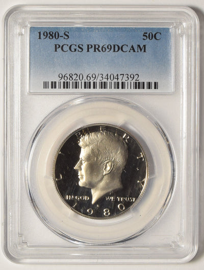 1980-S Kennedy Half PCGS PR-69 DCAM