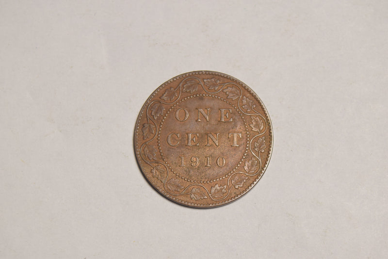 1910 Canadian Cent Select Uncirculated Brown