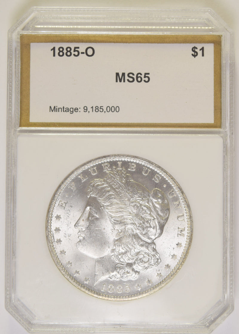 1885-O Morgan Dollar . . . . PCI MS-65