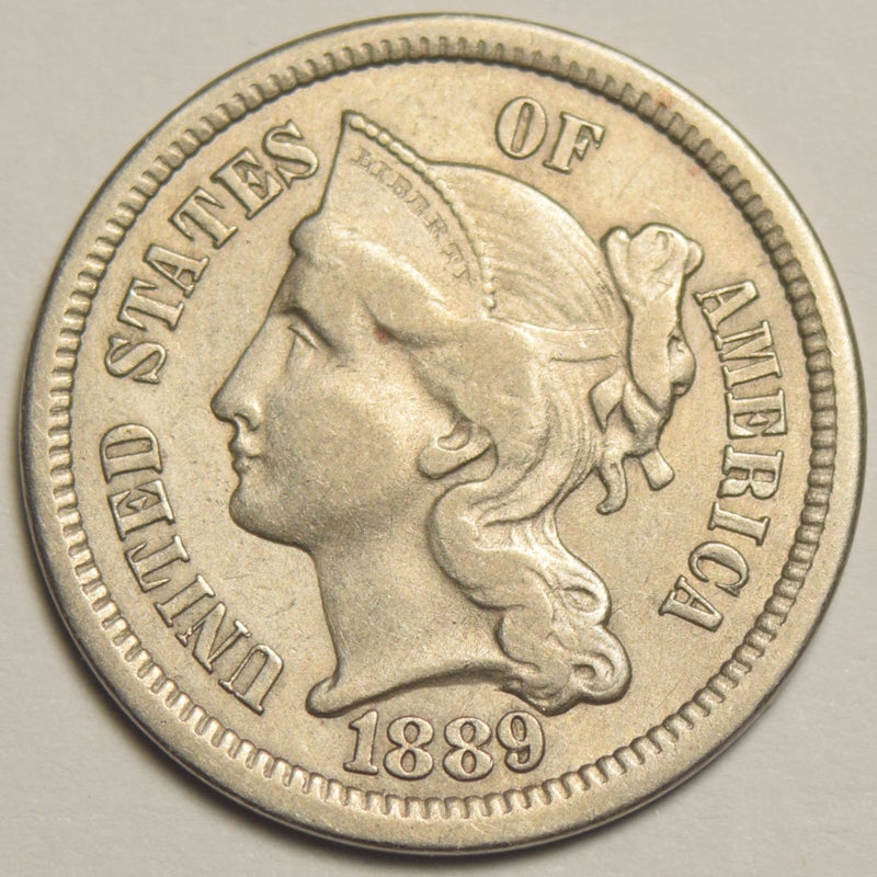 1881 Nickel Three Cent Piece . . . . Choice Brilliant Uncirculated