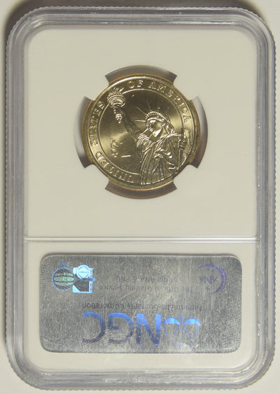 2007 George Washington Dollar Missing Edge Lettering . . . . NGC MS-64