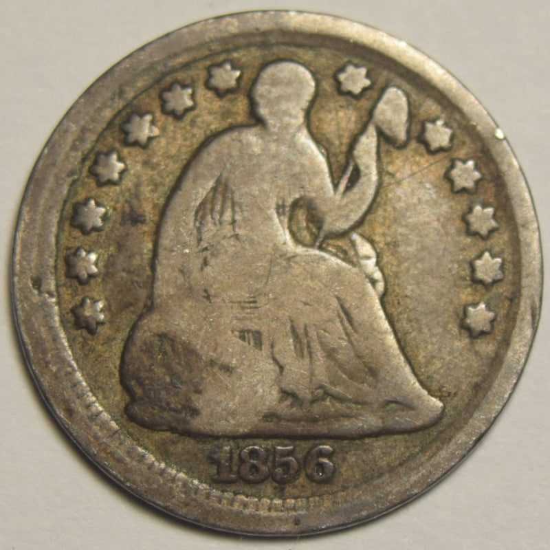 1856 Seated Liberty Half Dime . . . . VG/Fine