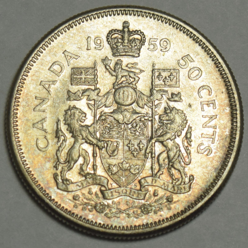 1959 Canadian Half Choice About Uncirculated