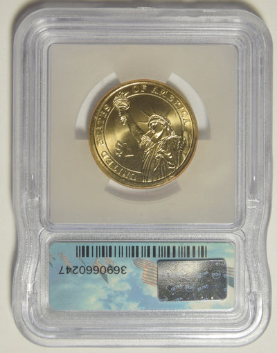 2007 George Washington Dollar Missing Edge Lettering . . . . ICG MS-66