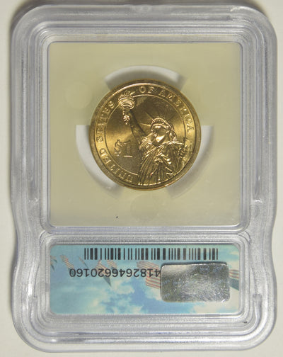 2007 John Adams Dollar Double Edge Lettering . . . . ICG MS-65