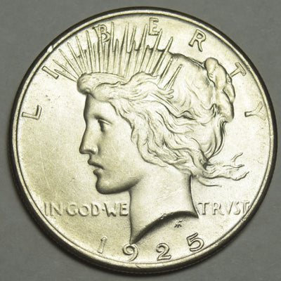 1925 Peace Dollar Choice BU+