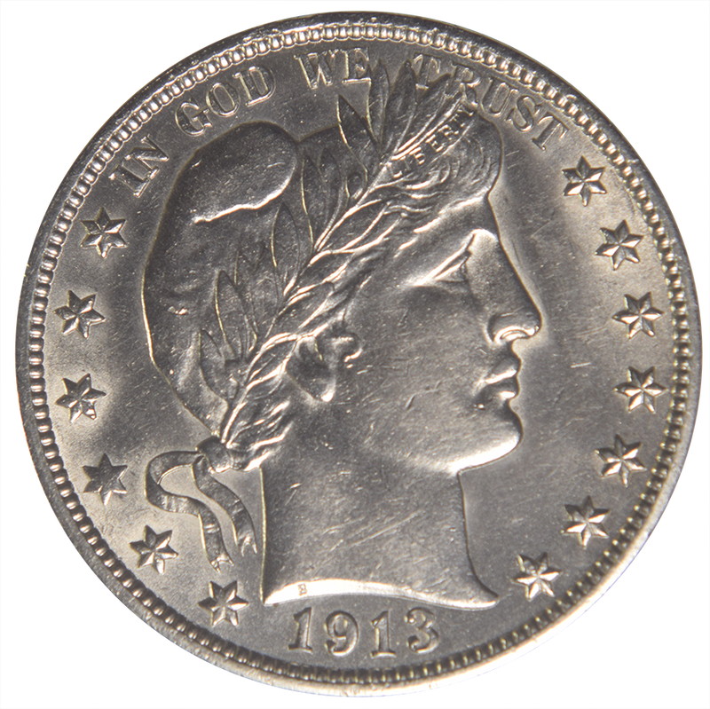 1913 Barber Half . . . . Select Brilliant Uncirculated