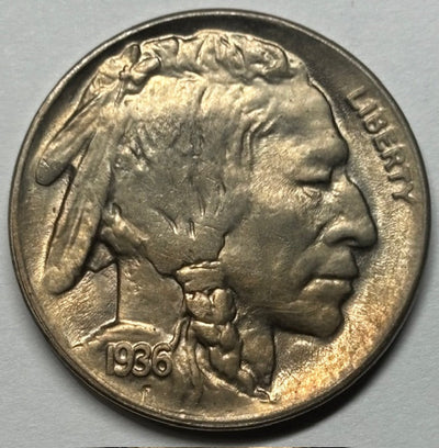 1936-D Buffalo Nickel Gem Brilliant Uncirculated