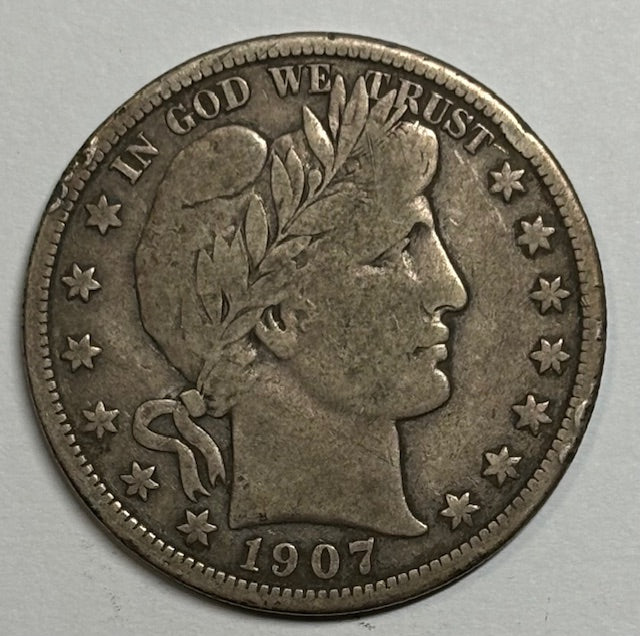 1907-D Barber Half . . . . Fine